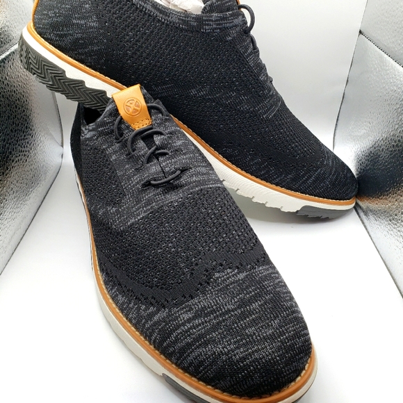 Mens Hush Puppies Expert Wingtip Knit 